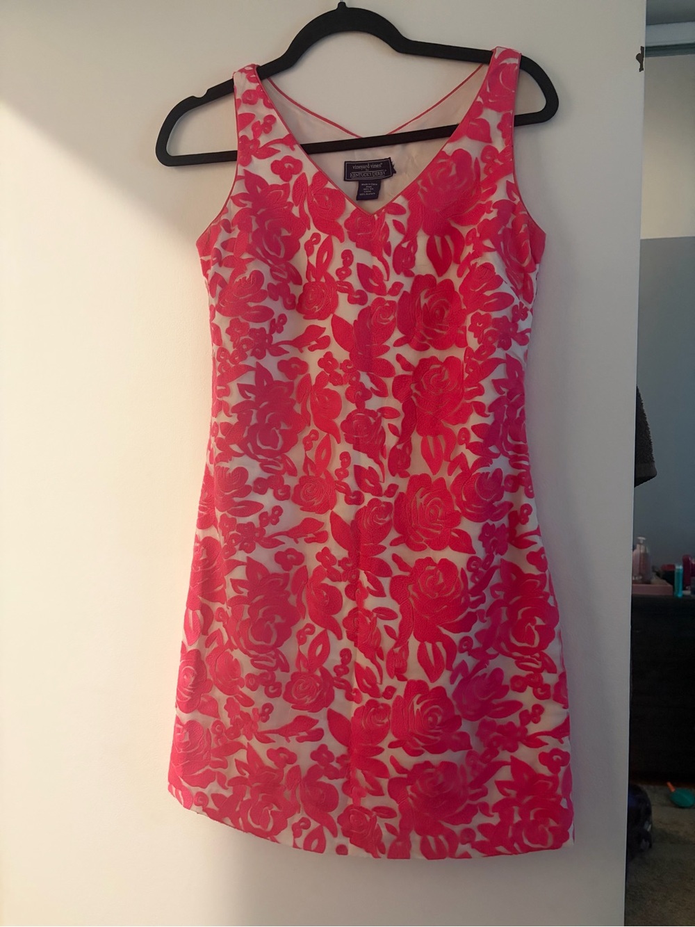 Vineyard Vines Kentucky Derby dress in hot pink